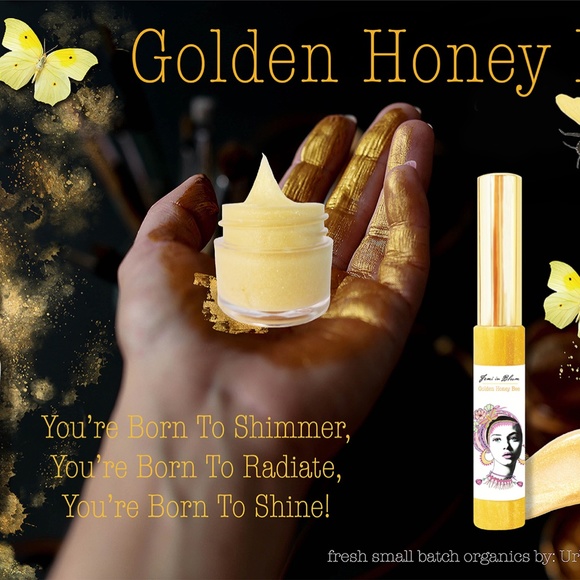 Golden Honey Bee Illuminator Serum for Face and Body / Natural Shimmer Glow - Picture 8 of 14